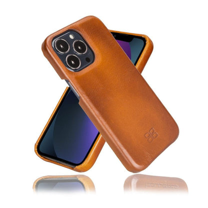 F360 iPhone 13 Series Full Genuine Leather Back Cover