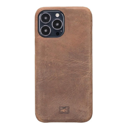 F360 iPhone 13 Series Full Genuine Leather Back Cover