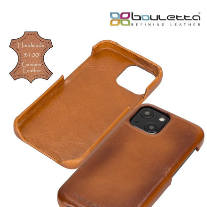 F360 iPhone 13 Series Full Genuine Leather Back Cover