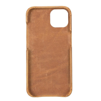 F360 iPhone 13 Series Full Genuine Leather Back Cover