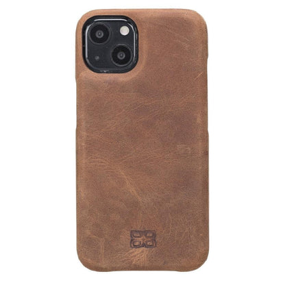 F360 iPhone 13 Series Full Genuine Leather Back Cover