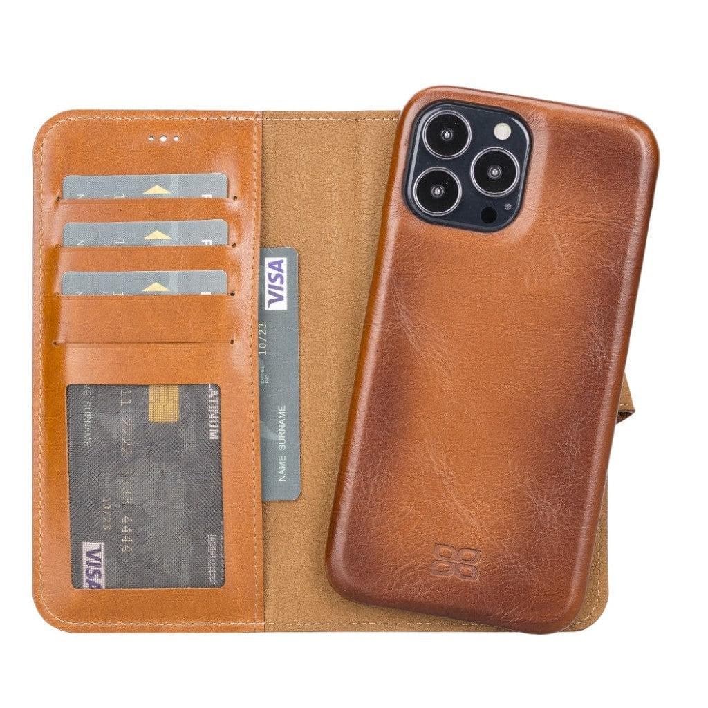 F360 Magic Wallet iPhone 13 Series Genuine Leather Detachable Wallet Case - F360MW