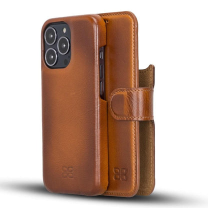 F360 Magic Wallet iPhone 13 Series Genuine Leather Detachable Wallet Case - F360MW