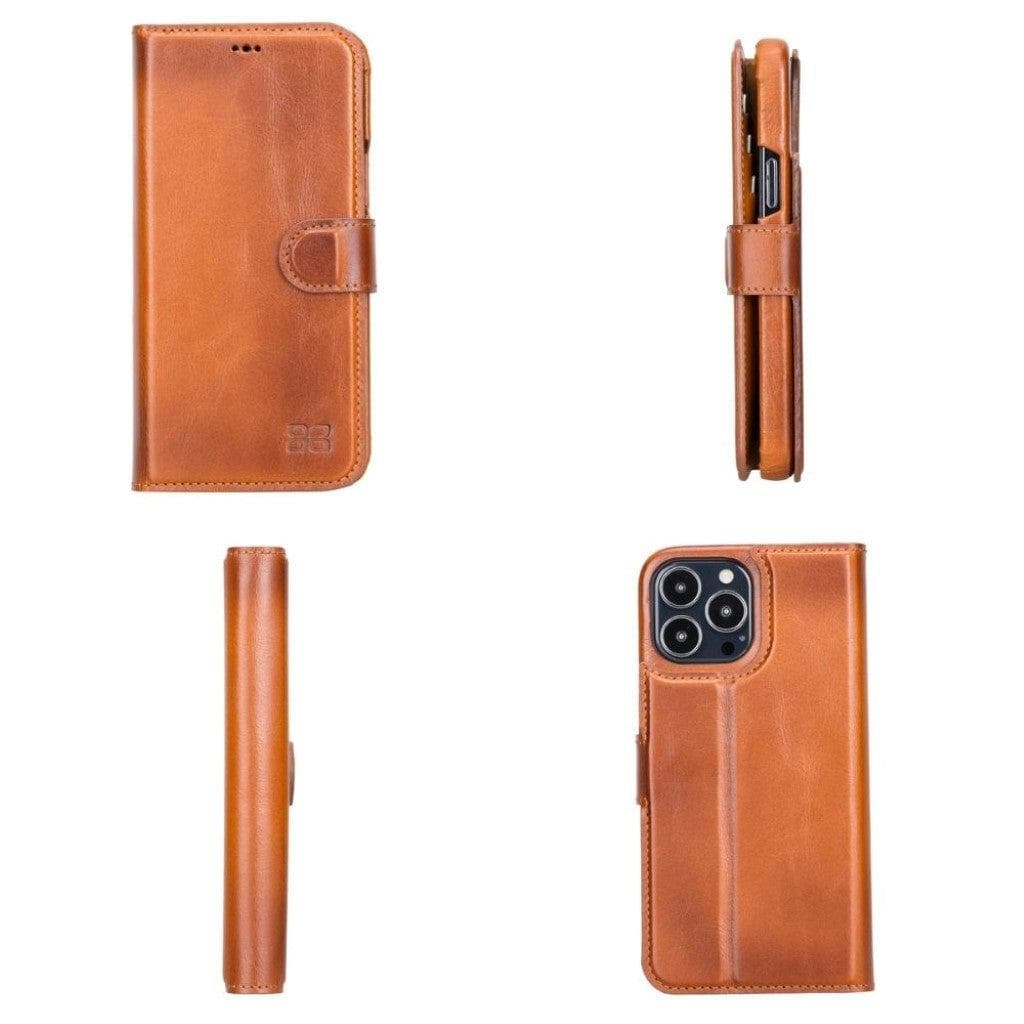 F360 Magic Wallet iPhone 13 Series Genuine Leather Detachable Wallet Case - F360MW