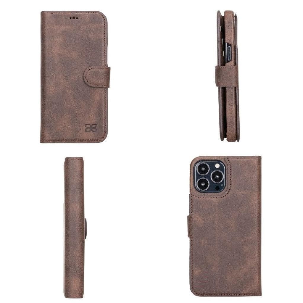 F360 Magic Wallet iPhone 13 Series Genuine Leather Detachable Wallet Case - F360MW