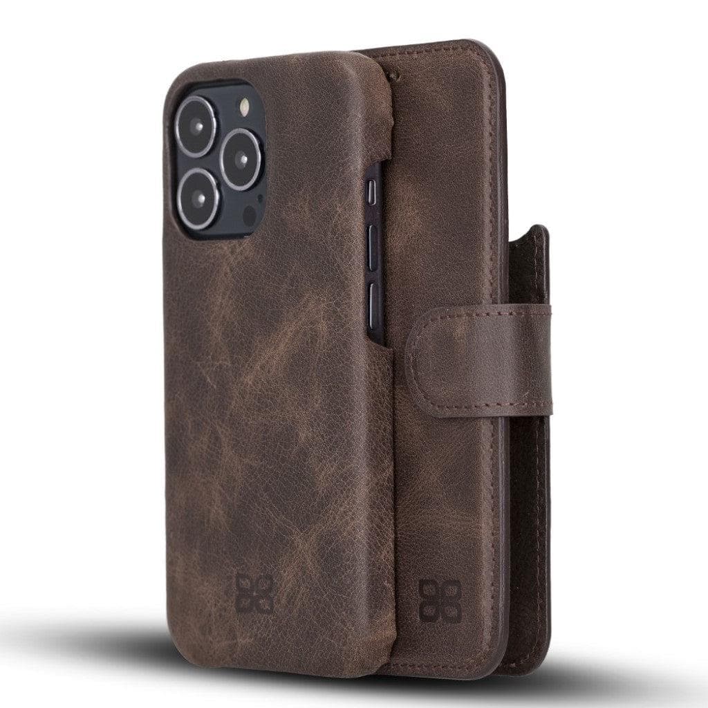 F360 Magic Wallet iPhone 13 Series Genuine Leather Detachable Wallet Case - F360MW