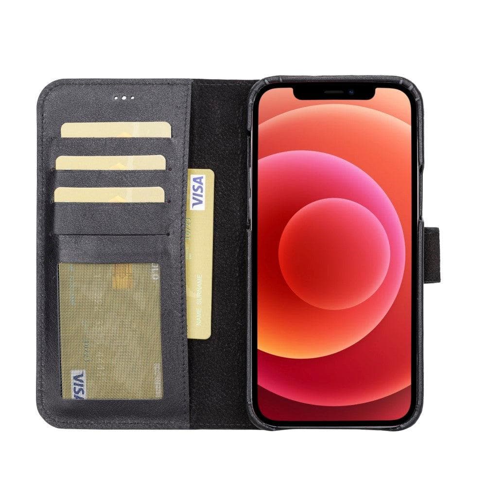 F360 Magic Wallet iPhone 13 Series Genuine Leather Detachable Wallet Case - F360MW