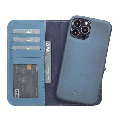 F360 Magic Wallet iPhone 13 Series Genuine Leather Detachable Wallet Case - F360MW