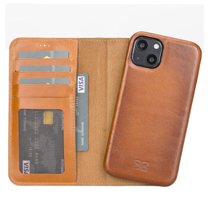 F360 Magic Wallet iPhone 13 Series Genuine Leather Detachable Wallet Case - F360MW