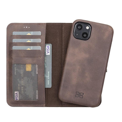 F360 Magic Wallet iPhone 13 Series Genuine Leather Detachable Wallet Case - F360MW