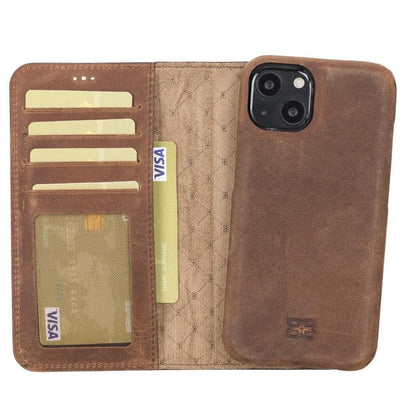 F360 Magic Wallet iPhone 13 Series Genuine Leather Detachable Wallet Case - F360MW