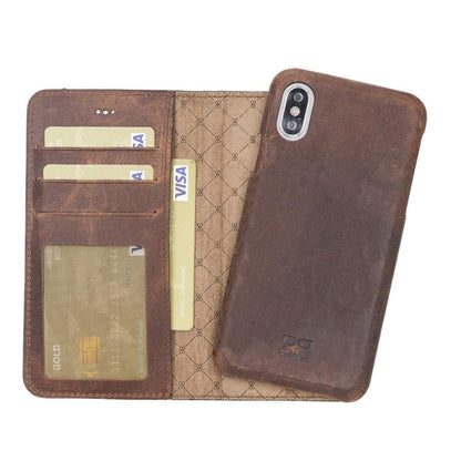 F360 Magic Wallet iPhone X Series Genuine Leather Detachable Wallet Case - F360MW