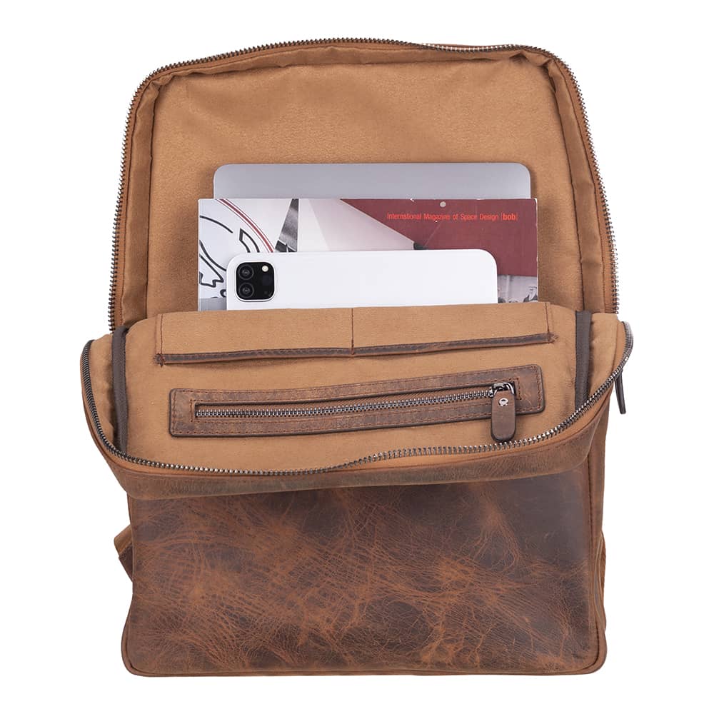 Hidden Castle Genuine Leather Laptop Backpacks