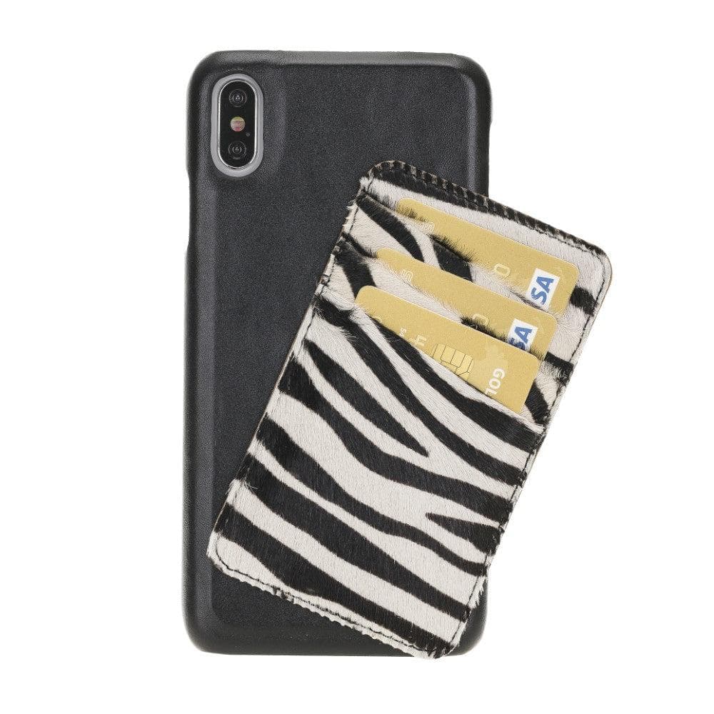 Ultimate Jacket  iPhone XS Max Genuine Leather Case with Detachable Card Holder / UJ DE