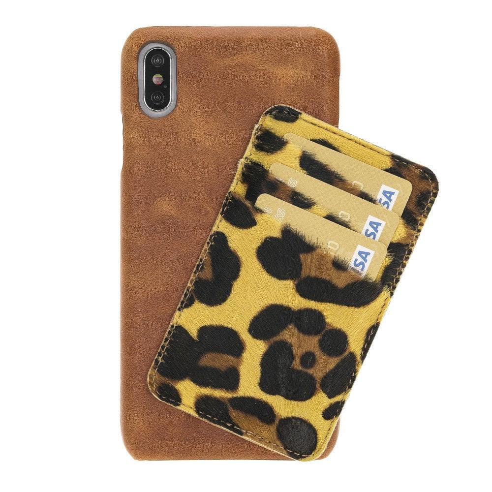 Ultimate Jacket  iPhone XS Max Genuine Leather Case with Detachable Card Holder / UJ DE