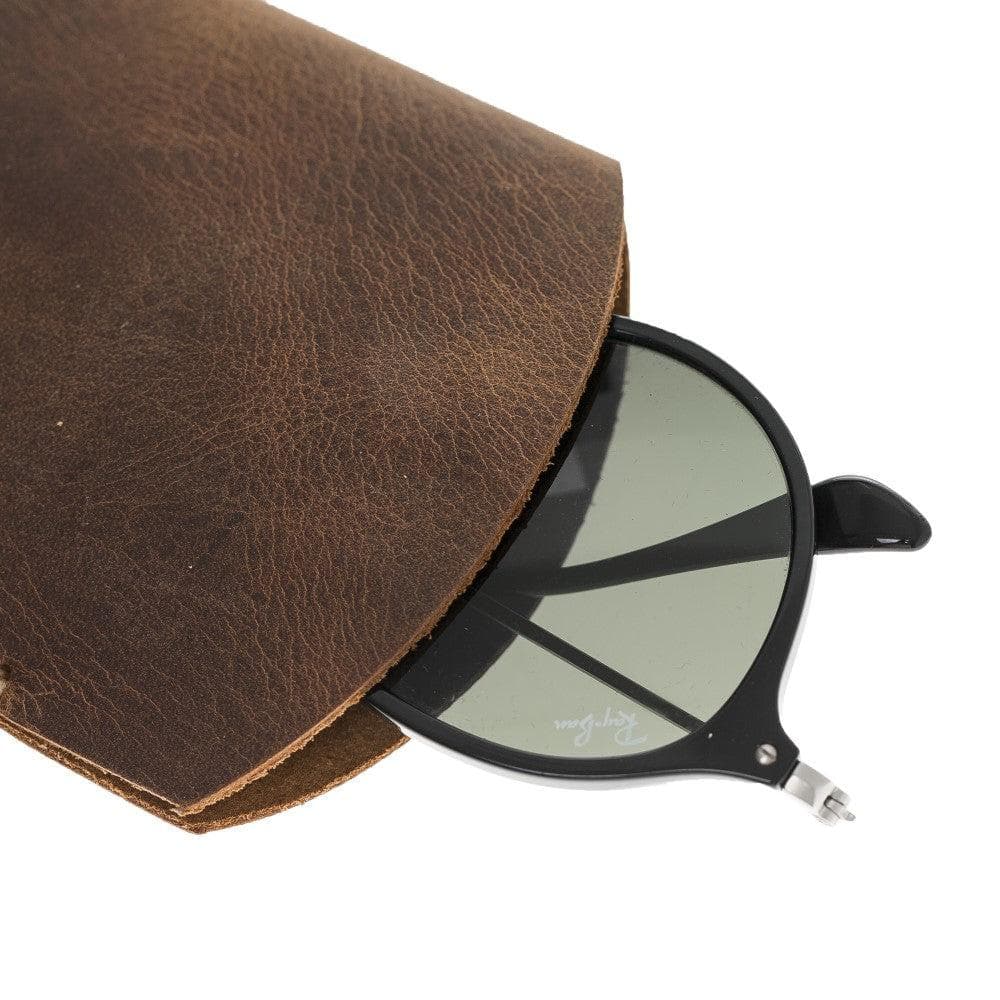 Genuine Leather Glasses Case