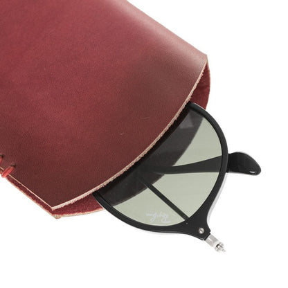 Genuine Leather Glasses Case