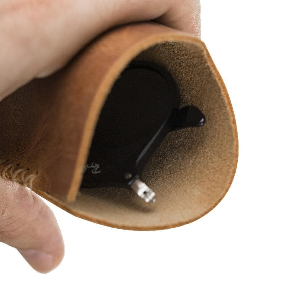 Genuine Leather Glasses Case