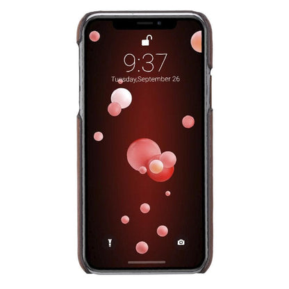 Ultimate Holder Genuine Leather Back Cover for iPhone X Series