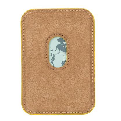 Martha NE Genuine Leather Magnetic Card Holder