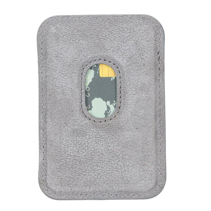 Martha NE Genuine Leather Magnetic Card Holder