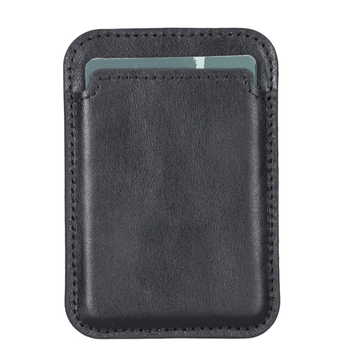 Maggy NE Genuine Leather Magnetic Card Holder