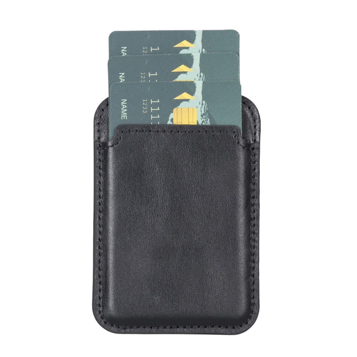 Maggy NE Genuine Leather Magnetic Card Holder