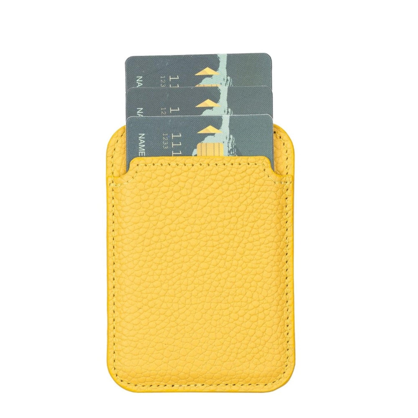 Maggy NE Genuine Leather Magnetic Card Holder