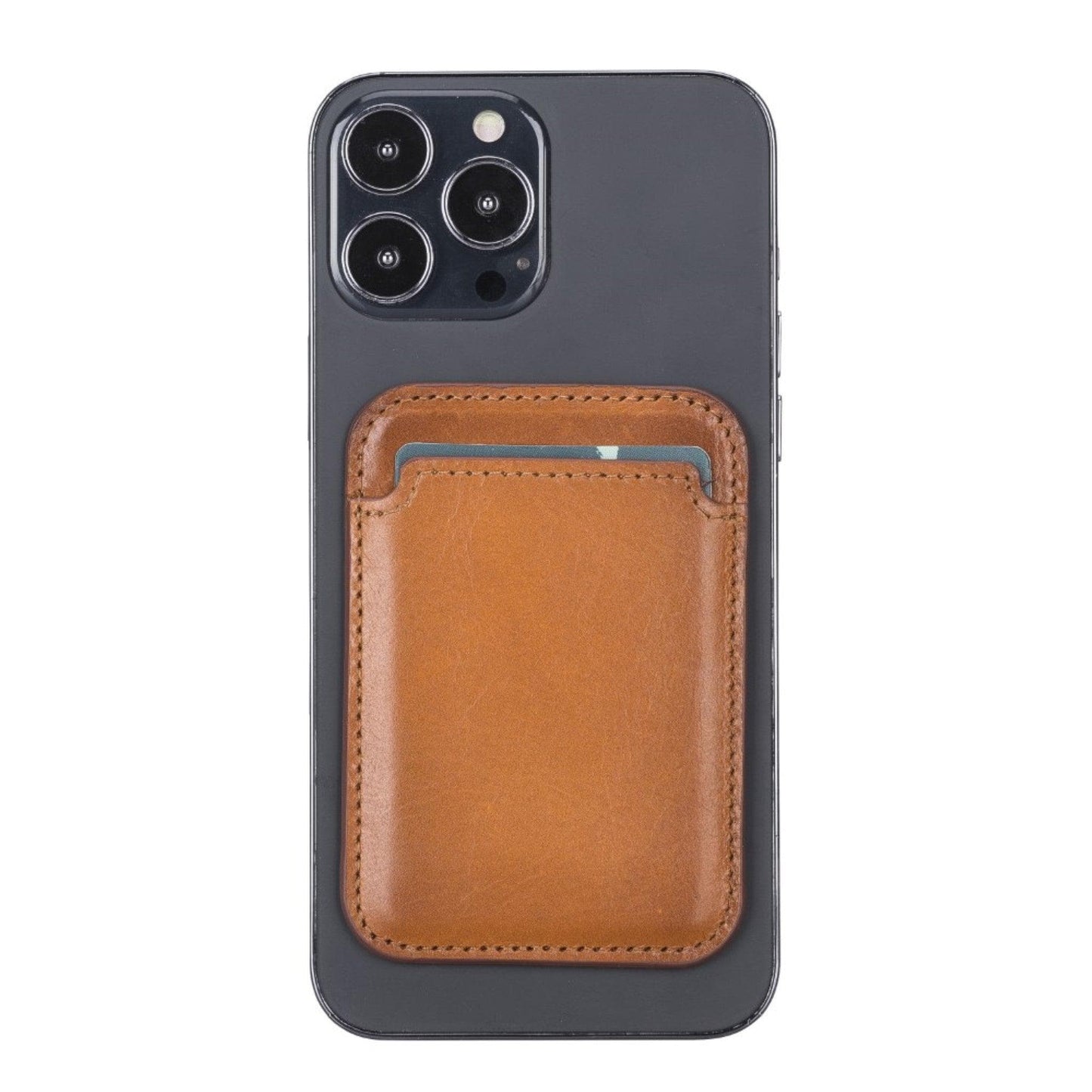 Maggy NE Genuine Leather Magnetic Card Holder