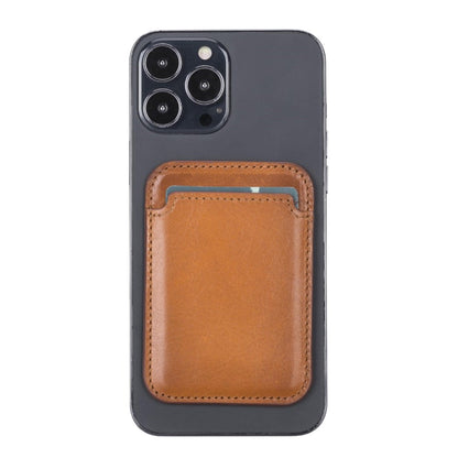 Martha NE Genuine Leather Magnetic Card Holder