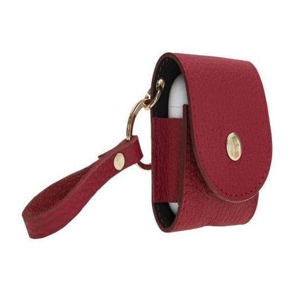 Mai Snap AirPods 1st and 2rd Generation Genuine Leather Case with Hook
