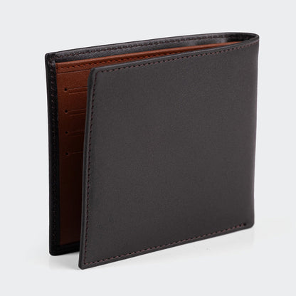 4003 Men Leather Wallet With Two Compartments And Coin Packets