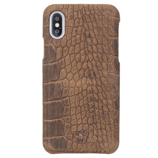 F360 iPhone X Series Full Genuine Leather Cover / F360