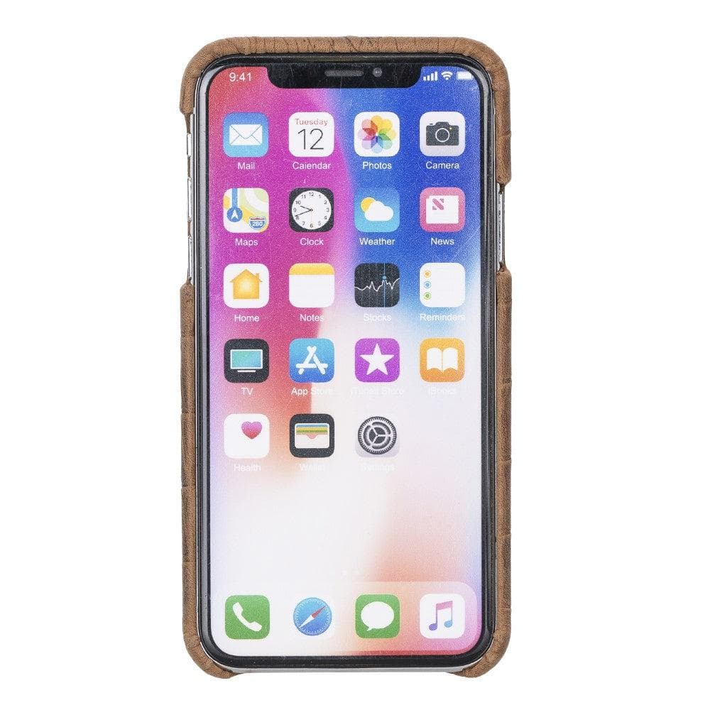 F360 iPhone X Series Full Genuine Leather Cover / F360