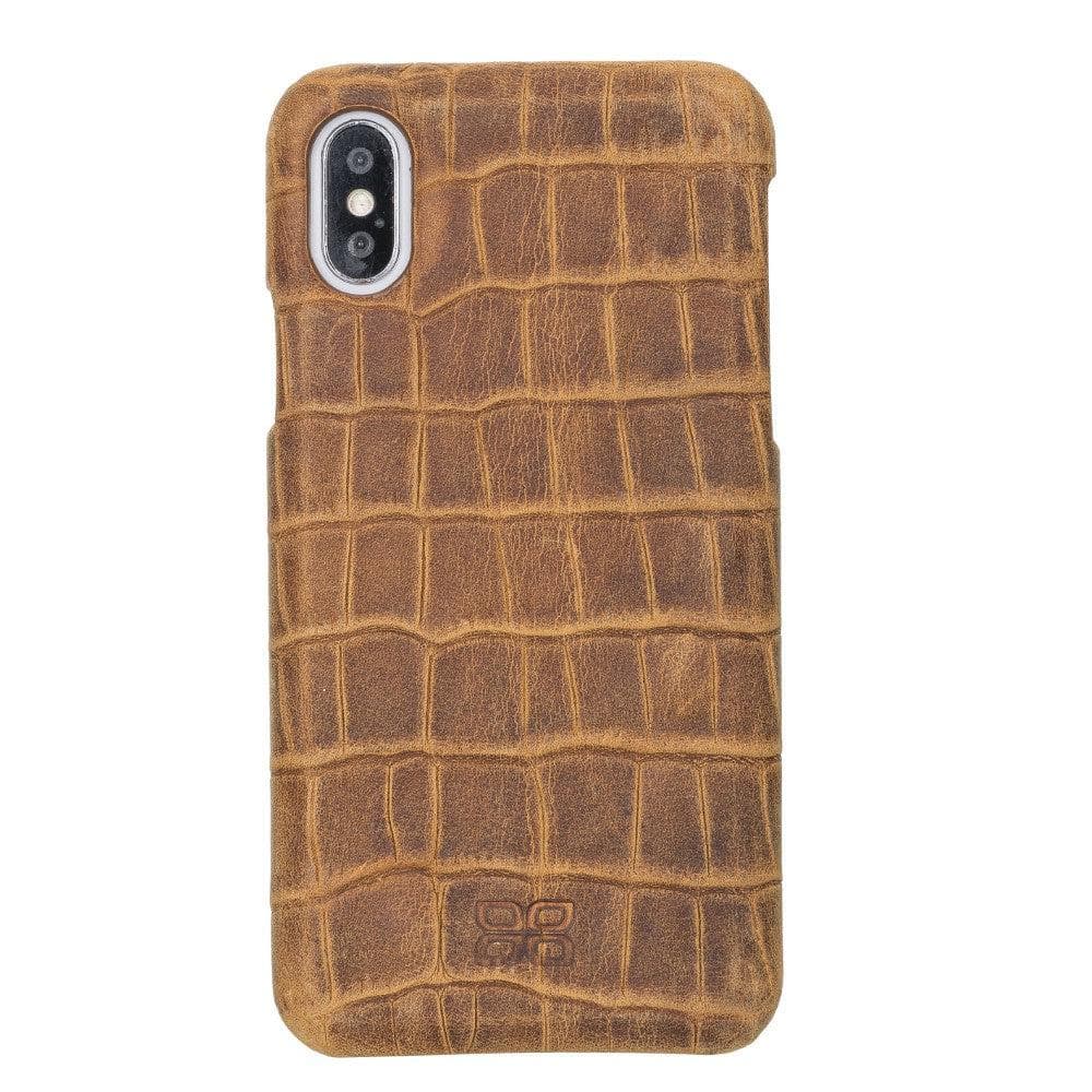 F360 iPhone X Series Full Genuine Leather Cover / F360