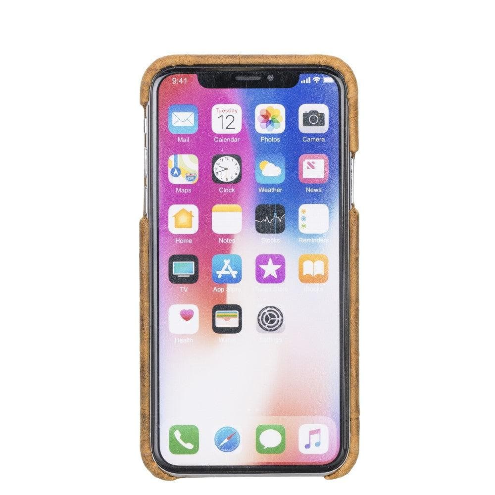 F360 iPhone X Series Full Genuine Leather Cover / F360