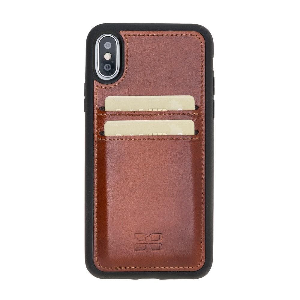 Flex Cover Card Holder iPhone X Series Genuine Leather Back Cover / FXC CCP