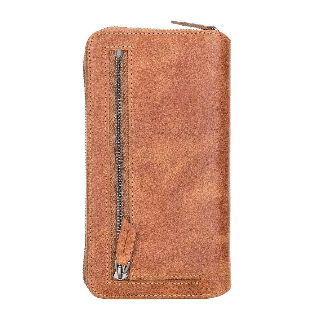 Pouch Magic Wallet Samsung Galaxy S21 Series Detachable and Zipper Genuine Leather Wallet Case - PMW