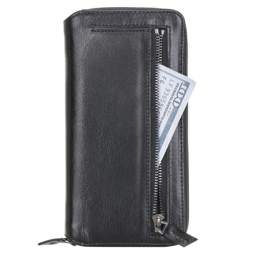 Pouch Magic Wallet Samsung Galaxy S21 Series Detachable and Zipper Genuine Leather Wallet Case - PMW