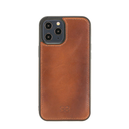 Magic iPhone 12 Series Detachable Genuine Leather Wallet Case - MW