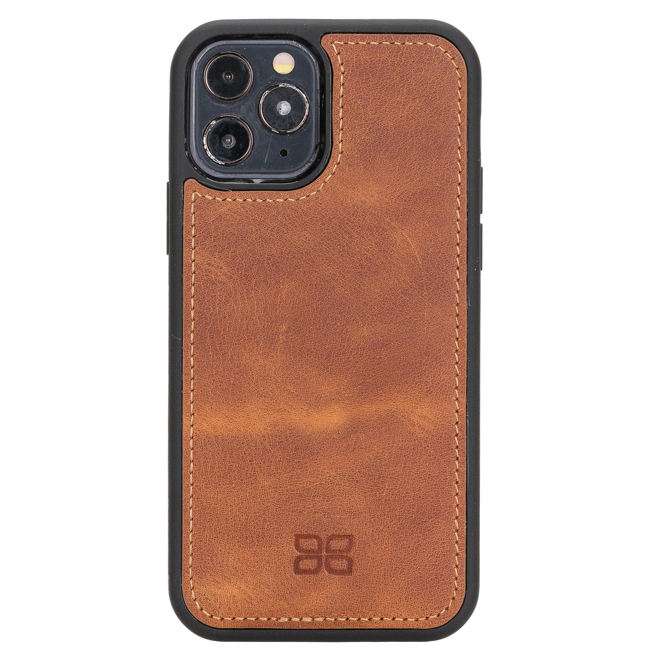 Magic iPhone 12 Series Detachable Genuine Leather Wallet Case - MW