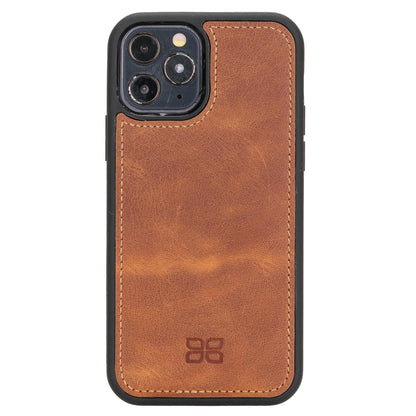 Magic iPhone 12 Series Detachable Genuine Leather Wallet Case - MW