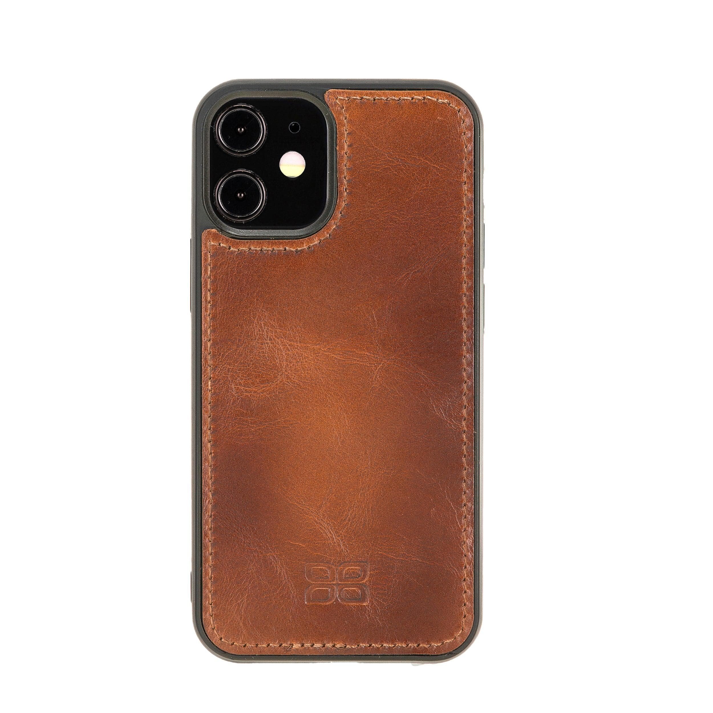 Magic iPhone 12 Series Detachable Genuine Leather Wallet Case - MW