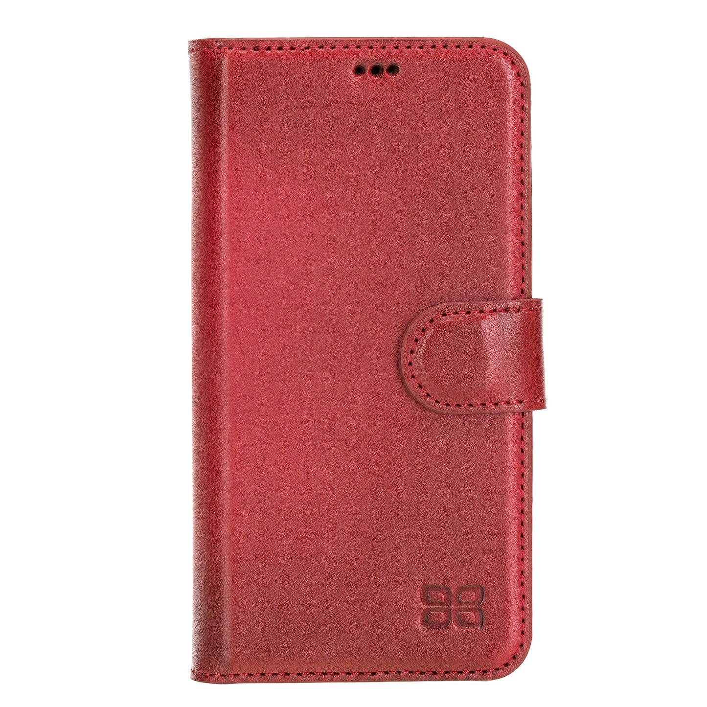 Magic iPhone 12 Series Detachable Genuine Leather Wallet Case - MW