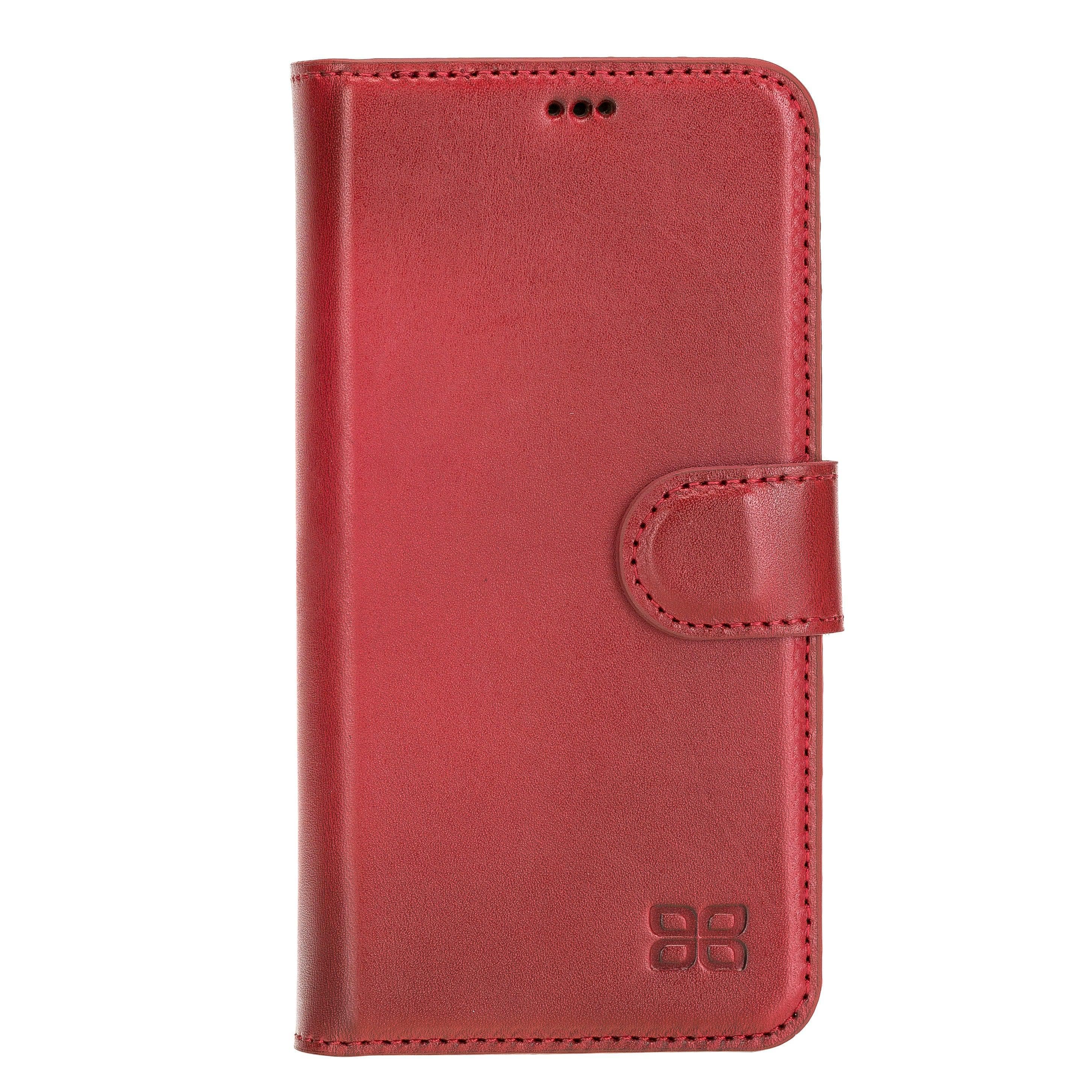 Magic iPhone 12 Series Detachable Genuine Leather Wallet Case - MW