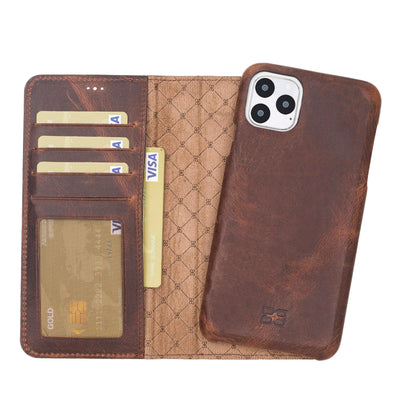 F360 Magic Wallet iPhone 11 Series Genuine Leather Detachable Wallet Case - F360MW