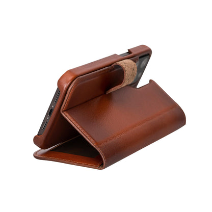 F360 Magic Wallet iPhone 12 Series Genuine Leather Detachable Wallet Case - F360MW