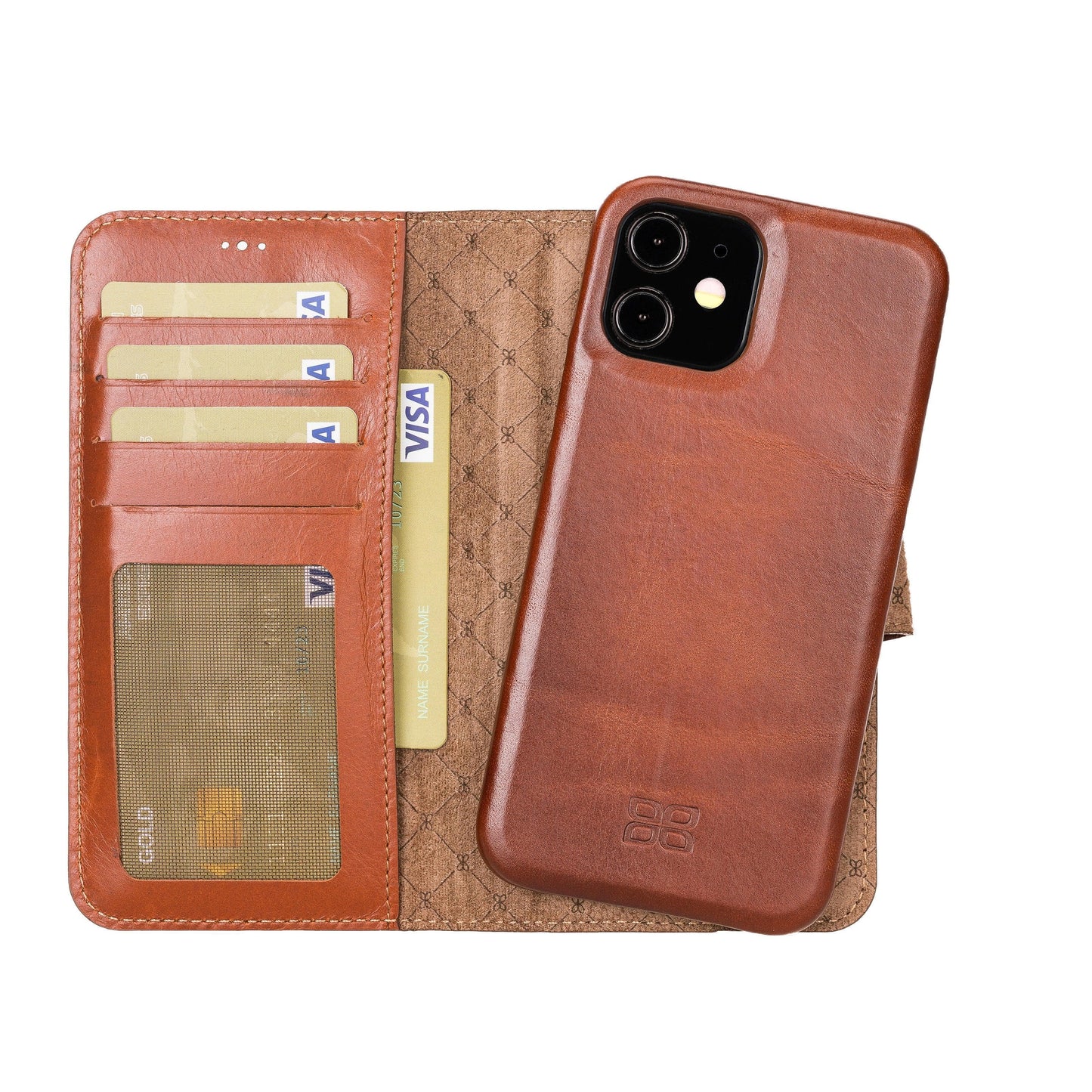 F360 Magic Wallet iPhone 12 Series Genuine Leather Detachable Wallet Case - F360MW