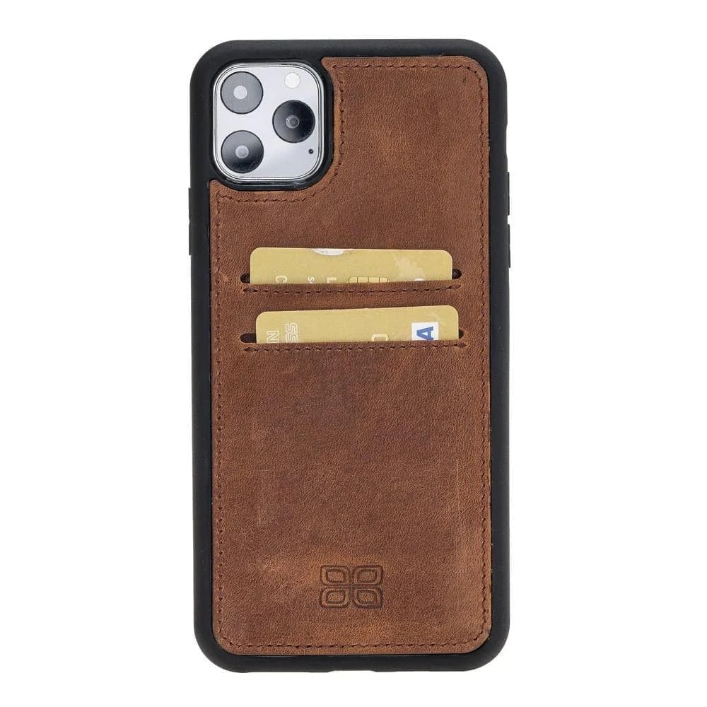 Flex Cover Card Holder iPhone 11 Series Genuine Leather Back Cover / FXC CCP