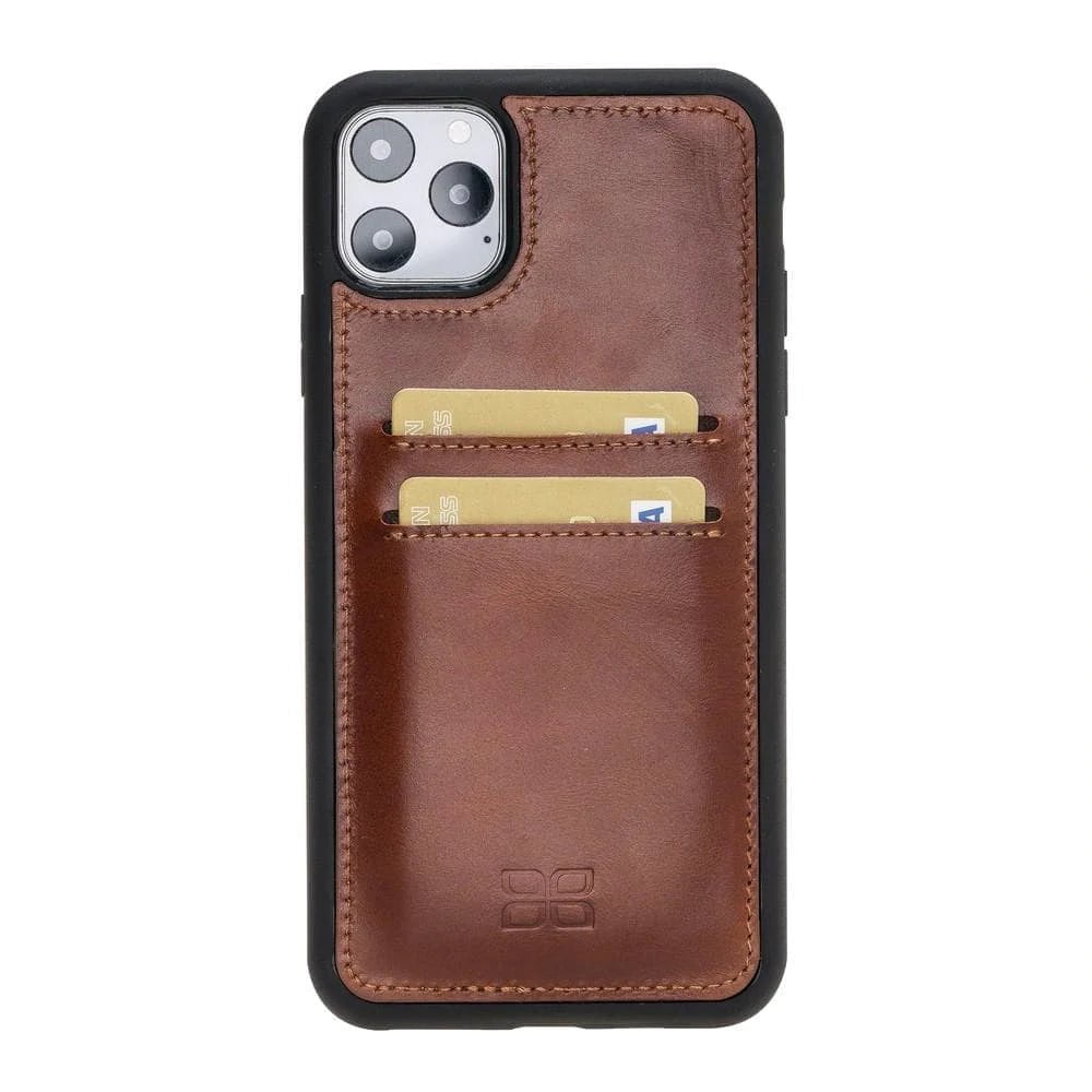 Flex Cover Card Holder iPhone 11 Series Genuine Leather Back Cover / FXC CCP